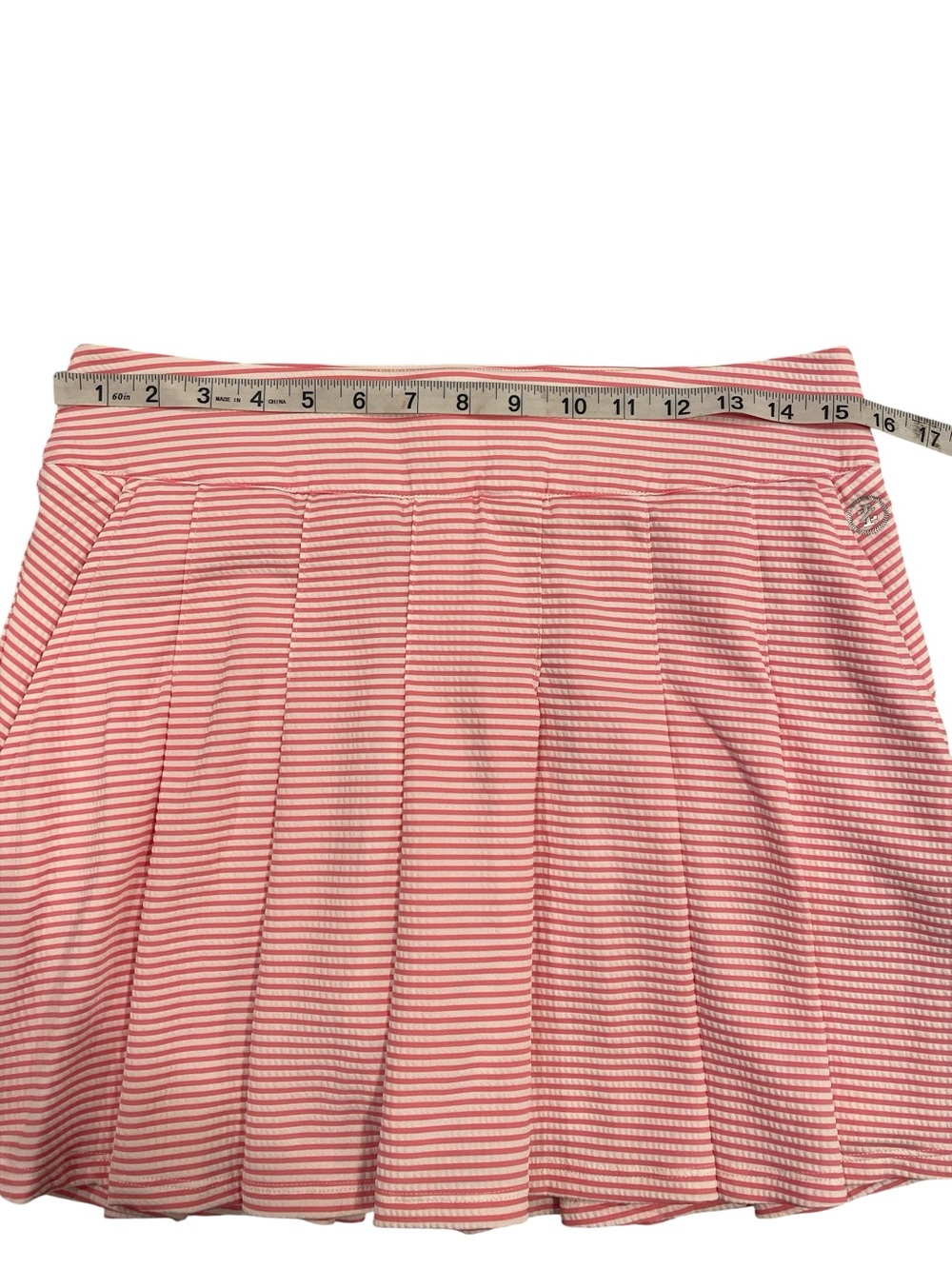 Izod Pink Pleated Tennis Skort - Picture 11 of 13